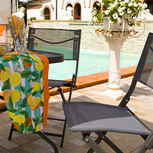 Sedia pieghevole nera in acciaio, da 45,5x86x53 cm Nero