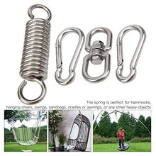 WLH Sedie A Battente Hammock Spring Carabiner Ganci 8 Forma Rotazione Loop Accessori Appeso