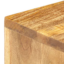 vidaXL Comodino 40x30x50 cm in Legno Massello di Mango