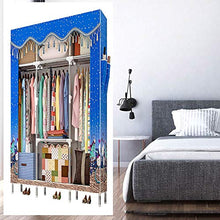 TWDYC Semplice Moderna Grande capacità Non Tessuto Governo di immagazzinaggio, Pieghevole Armadio Mobili Camera da Letto (Color : B)