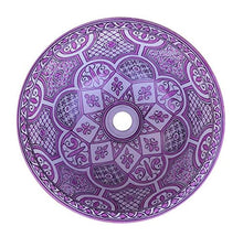 Saharashop Lavabo in ceramica orientale Fès lilla