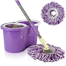 SSAYY Mop 2 Pezzi di Ricambio 360 Testa Rotante Easy Magic Microfiber Spinning Floor Mop Head per La Pulizia Domestica Pulizia del Pavimento Mop