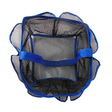 TOPBATHY Borsa da Doccia per Articoli da Toeletta in Mesh da 2 Pezzi con Custodia in Rete (Rosa Blu)