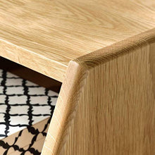 FGDSA Comodino in Rovere Armadietti da Camera da Letto minimalisti Moderni, Robusto e Durevole Resistente alla corrosione, scaffale rispettoso dell'ambiente