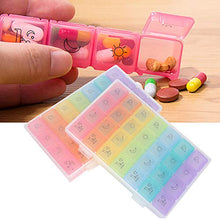 01 Organizer per medicinali da 2 Pezzi 7 Giorni, Scatola per Pillole, Mini per conservare Le Caramelle
