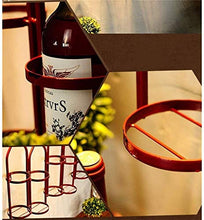 DJSMjbj Scaffali Galleggiante Retro Style Industriale di Arte di Ferro Wine Rack Wall Hanging Bar caffè a Tema Western Restaurant Ripiani Decke