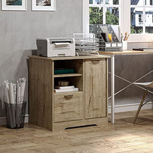 homcom Mobile Multiuso con Cassetto Schedario, Armadietto e Mensole, Arredamento Ufficio, Casa, Studio, 72x55x76cm
