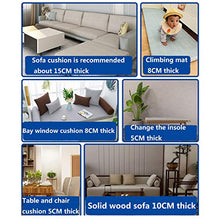 Cuscino per panche soffice e Comodo - Rettangolari Cuscino per Panche per Interni ed Esterni panchine da Giardino e dondoli-Bianco 200x35x5cm(79x14x2in)