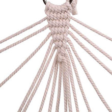 VSander Sedie Amaca con Cuscini Distinctive Tela di Cotone Corda Appesa Sedia con Cuscini (Color : Beige)
