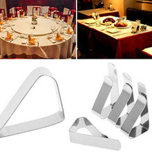 Nikunty - Mollette da Tavolo per Picnic, 4 Pezzi, in Acciaio Inox