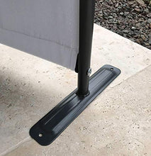 QUICK STAR Paravento da Giardino 220 x 165 cm 4 parti pieghevole Divisorio in Tessuto Balcone Protezione della Privacy Bianco