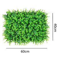 Siepe Artificiale per Balcone 12 Pezzo artificiale bosso Pannelli Topiary Hedge Impianto utilizzare for la protezione UV dello schermo di segretezza esterna e della decorazione dell'interno