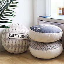 Super Elastico Cuscini Da Pavimento Rotondi, Creativo Accento Cuscino Poliestere Riempimento Cuscino Ripieno Bolster Back Cushion Per Divano Car Office 2 Pcs,4#