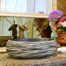 Lavabo Ovale per Bagno Lavello Jingdezhen Ceramic Hotel Lavabo antispruzzo Lavabi