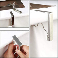 Wacemak1r - Supporto per tovaglia in acciaio inox, per feste, picnic, 4 pezzi