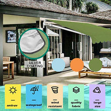 Hfior - Tenda parasole da giardino, in tessuto Oxford, anti-UV, per esterni, patio, giardino, dimensioni e colori opzionali