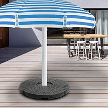 Base per ombrellone da spiaggia, supporto per ombrellone da 4 pezzi, base impermeabile stabile e facile da installare per ombrellone, pratica per tenda da campeggio
