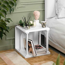 RCLD Comodini Taipei Nordic Tavolino Altro (Color : White, Size : 45 * 45 * 45cm)