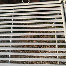 Terrazza panchina da giardino retrò panchina da esterno, Panca in metallo impermeabile e frangisole con schienale e braccioli, Panchina decorativa per parco all'aperto, può ospitare 2-3 persone