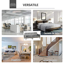 homcom Divano Letto 3 Posti con Schienale Regolabile e Reclinabile 180° in Velluto per Casa o Ufficio, Grigio Scuro