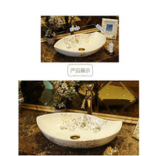 Jgophu Oval Europe - Lavandino in ceramica stile vintage