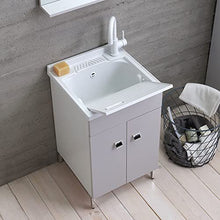 Kiamami Valentina LAVATOIO 50x50 COLORE GRIGIO PERLA OPACO CON MOBILE DUE ANTE