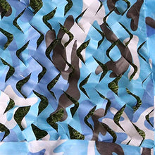 AWCPP Camo Reteting Shading Net Blue Sea Blue Camouflage Network | Netting Camo | per la Decorazione Del Parasole Caccia Dei Ciechi,a,5 × 8M.