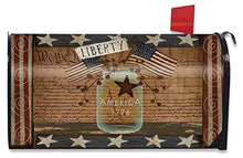 XJ-JX Liberty Primitive Mailbox Cover Quarto di Luglio Patriotic Standard