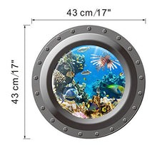 SaySure - Counterfeit Submarine Window Underwater World 3D Wall