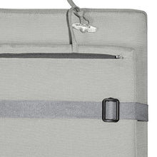 Beautissu Cuscino per Sedia a Sdraio LoftLux DC 175x45x5cm - Cuscino Imbottito sfoderabile per sedie e poltrone da Giardino - Cuscino da Giardino o da Mare - Cuscino per Sdraio da Esterni - Grigio