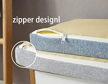 Cuscino per panca extra lungo personalizzato, grande cuscino per divano in memory foam, per picnic, per interni, cucina, esterni, giardino, patio, altalena a 2/3/4 posti
