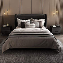 SLL- Comodini Moderna a Base di Legno Pannello Laterale Comodino con Forte Portata for Camera da Letto, Studio, ECC
