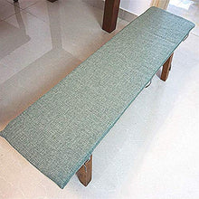 DIELUNY Cuscini per sedie a Dondolo Lunghi Traspiranti, Cuscino Imbottito per Panca Altalena Cuscino per sedie da Esterno Imbottito in Spugna per Esterni, Verde 30x200cm (12x79In)