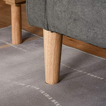 homcom Divano 3 Posti Moderno in Tessuto Grigio con Vano Contenitore e Design Scandinavo, Grigio, 166.5x62x82cm