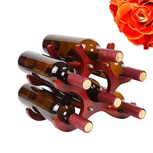 MFLASMF Portabottiglie per Vino in Legno massello di Moda retrò Creativa, può Essere assemblato, Risparmiare Spazio, Ornamenti Decorativi, può Essere utilizzato per la casa, Bar, Ristorante, riposti