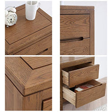 GCMJ Quercia Cassettiera Camera da Letto Moderna Comodino Camera da Letto Piccolo Minimalismo Scandinavo Stile