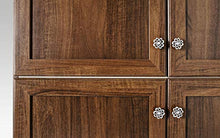 Dafne Italian Design Armadio a 6 Ante battenti. Effetto Noce (cm. 284 x 55 x 251h)