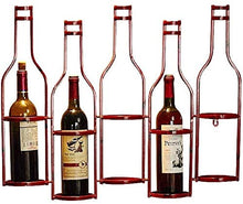 DJSMjbj Scaffali Galleggiante Retro Style Industriale di Arte di Ferro Wine Rack Wall Hanging Bar caffè a Tema Western Restaurant Ripiani Decke