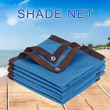 TETHYSUN, telo parasole blu con occhielli per serra, rete da sole, resistente con bordo nastrato, per fiori, piante, patio, prato