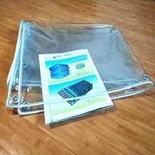 JXQ Telone Trasparente in Vetro Trasparente, Spessore Impermeabile, con Occhielli, Resistente, per Pesca all'aperto, Campeggio, Resistente al Calore e alla Polvere, 0.3mm/400 g/m2