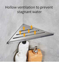 Mensola angolare da bagno in acciaio inox 304 parete bagno doccia shampoo rack accessori da bagno scaffali ABrushNickel-2SN