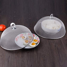 Hemoton Coperture per Alimenti in Rete Copertura per Alimenti in Acciaio Inossidabile Copertura per Rete Alimentare per Picnic All'aperto da 30 Cm