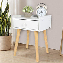 DFGH Comodino Comodino Semplice Camera da Letto Moderna da Letto Comodino Cassetto Cassetto Cabined Mobile Comodino (Bianco)