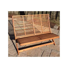 INTERBUILD REAL WOOD Divano Stockholm 120 cm, Oliato Teak Dorato