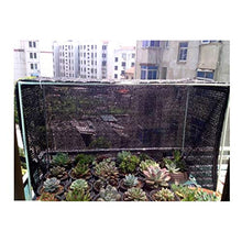 Moolo Rete ombreggiante Shading Net 200x200 Sun Protection 6 Pin Crittografia Ispessimento Giardino Balcone Nero (Dimensioni : 3Mx5M)