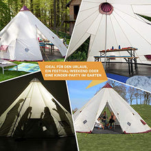 Skandika, Tenda Indiana da Campeggio Tipii 300", Altezza 3 m