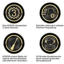 HOKO® Specchio da bagno a LED illuminato con orologio digitale, 60x80cm, specchio da bagno a LED, classe energetica A+ 030