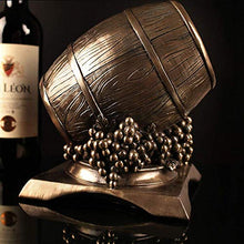 PWZ Pratica Semplicità Domestica Bronzo Rame Artigianato in Resina Semplice Moderno Pratica Semplicità Domestica Creativa Forma Di Botte Di Vino Pratica Semplicità Domestica Pratica Casa Desktop Port