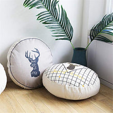 Super Elastico Cuscini Da Pavimento Rotondi, Creativo Accento Cuscino Poliestere Riempimento Cuscino Ripieno Bolster Back Cushion Per Divano Car Office 2 Pcs,4#