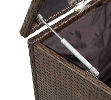 Scatola portaoggetti da giardino con coperchio, per giardino, cortile, patio, balcone, caffè, 120 x 50 x 60 cm